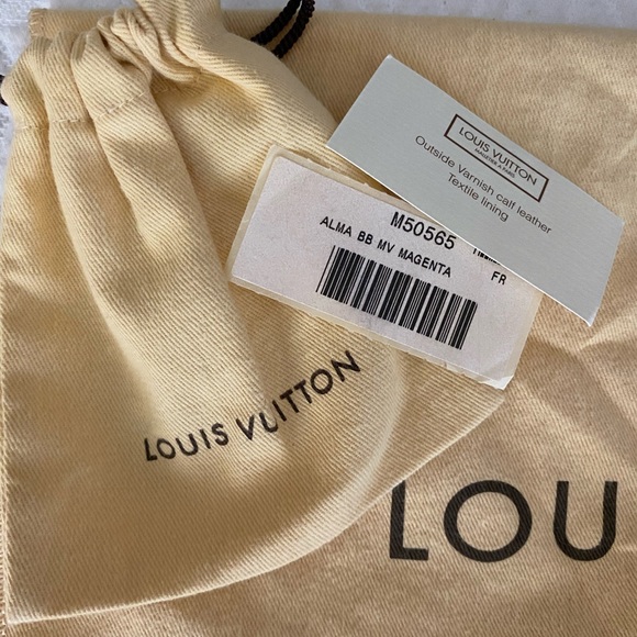 LOUIS VUITTON Vernis Alma BB Magenta - Picture 2 of 11